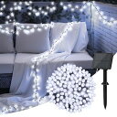 cshareソーラーLEDイルミネーションライト5M50LEDソーラーストリングライトソーラーイルミネーションライトソーラーライト屋外IP65防水8点灯モードフェアリーライトクリスマスツリーライト…