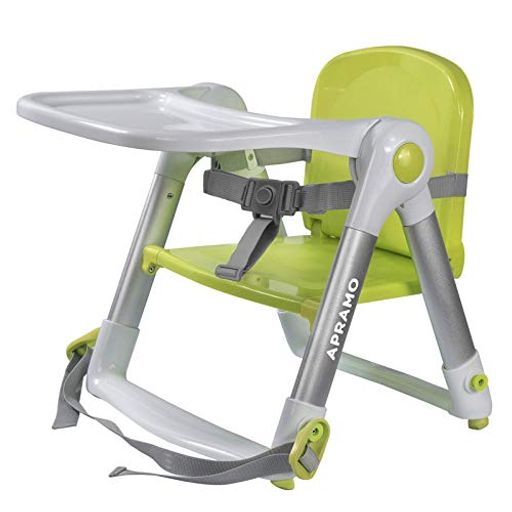 ベビーチェア スマートローチェア 赤ちゃん用 お食事椅子 テーブルチェア 0~15キロ対象 折りたたんで持ち運べる クッションカバー付 (緑)