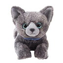 サンレモンひざねこロシアンブルーS13x36x15cmぬいぐるみアニマルかわいい猫ネコP-7662