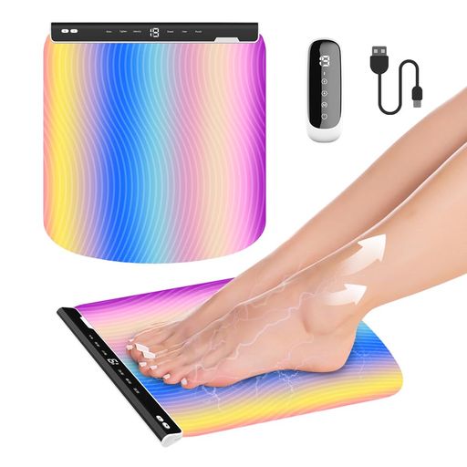 EMSフットマットフットトレーニング足裏リモコン付きUSB充電式6種類モード19段階強度二の腕手のひら太もも脹脛臀部プレゼント持ち運び便利日本語説明書 EMSフットマットフットトレーニング足裏リモコン付きUSB充電式6種類モード19段階強度二の腕手のひら太もも脹脛臀部プレゼント持ち運び便利日本語説明書