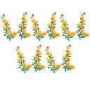 10ピース梅の花のパッチ、花のレースの衣類アイロン刺繍パッチ、ジャケット、帽子、バックパック、ジーンズ、DIY衣類用の縫い付け/アイロンパッチ。