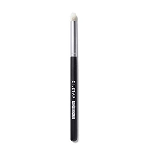 SILSTAR PROFESSIONAL SOCKET BRUSHFLAWLESS MAKEUP APPLICATION WITH NATURAL BIRCH WOODEN HANDLE MADE IN KOREA SPB013...