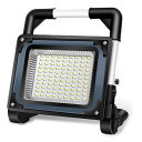 winovaLED投光器200W充電式99LED大容量電池搭載ポータブル投光器LED作業灯集魚灯テントライト昼白色IP65防水防災対策夜間作業夜釣り軽量