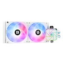 THERMALRIGHTAQUAELITE240WHITEV3リキッドCPUクーラー、ダブルPWMARGBファン、S-FDBベアリング、高効率PWM制御ポンプ、AMD/AM4/AM5、Intel(2)