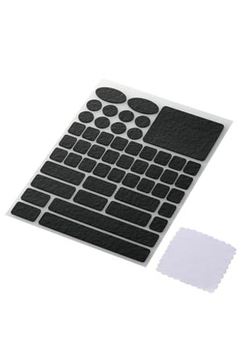エレコム V CUSTOM マウスグリップ グリップテープ ゲーミングマウス ゲーミングキーボード プレカット 汎用 アンチスリップ 滑り止め 極薄シート 0.6MM ブラック GWVG600PCBK