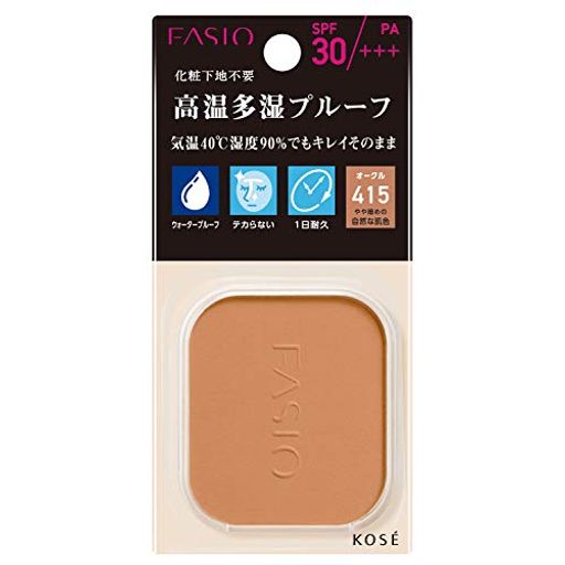 FASIO(ファシオ) パワフルステイ UV ファンデーション レフィル 415 オークル やや暗めの自然な肌色 詰替え用 10G