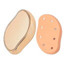 G.Lianeナノガラス製かかと削り・足角質-クリスタルガラス製かかとやすり乾燥・湿気両用ハードスキン用-金