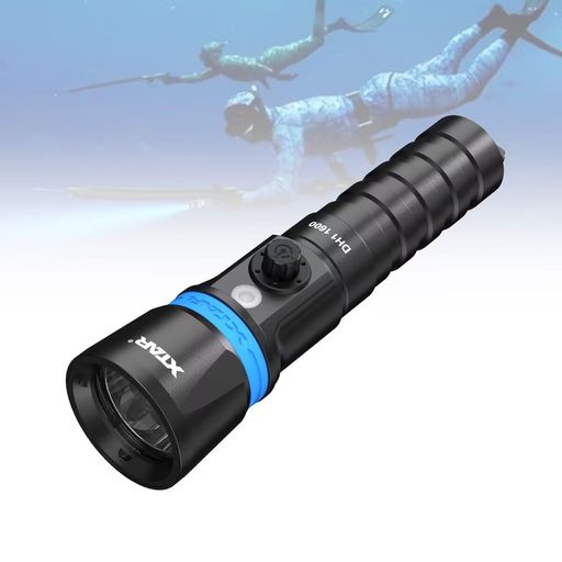 XTARDH1ダイビングライト1600ルーメン水中ライトLED懐中電灯IPX8防水水中撮影、防災グッズ魚突き釣りキ..
