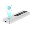 RENICE512GBSSD外付け指紋認証読出最大1000MB/秒USB3.2GEN2小型耐衝撃防塵防滴ポータブルSSDFOR機密ファイル、画像、ビデオの編集、保存、管理(2)