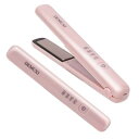 DEMUXI セラミック ヘアアイロン コードレス ミニ ストレートアイロン持ち運び便利 USB充電式 ストレート カール 2WAY 前髪 両用 4段階温度調節...