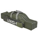 Lixada釣り用ロッドケース釣り用バッグフィッシングバッグポータブル釣りロッド釣り竿ツール収納袋ロッドケースタックルバッグ(アーミーグリーン80)ロッドケース