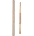ハートパーセント(HeartPercent)デュアルエンドリップブラシDual-EndedLipBrushポータブル格納式リップスティックアイシャドウ口紅メイクフラット&フィンガーリップブラシダブルチップツール