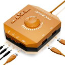 PHOINIKASサウンドカード外付けUSBオーディオ変換アダプタ外付けサウンドカード音量調節曲切り替USBポート3.5MMジャック/USBジャック付きUSBサウンドカードステレオオーディオアダプター付き(2)