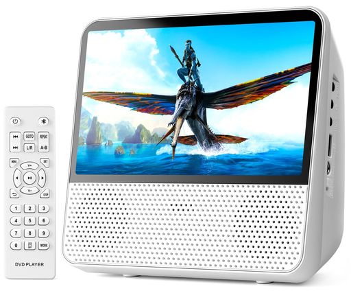 ポータブルDVDプレーヤー9.8型ROADOM7インチ卓上置き式1024*600多機能dvdプレーヤー大画面5時間連続再..