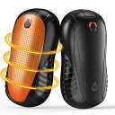 充電式カイロFANDLISS電気カイロ【新型分離式設計・2個セット】USB充電式5200mAhホッカイロ充電式両面発熱3秒急速発熱3階段温度調節ハンドウォーマー長時間連続発熱可能電子カイロ小型超軽…