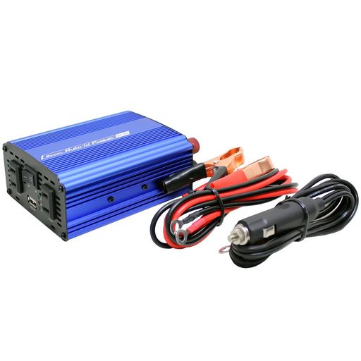 メルテック(meltec)車載用インバーター2way(USB&コンセント)DC12Vコンセント2口(120W/300W)USB1口2.4A..