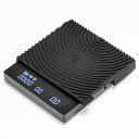 TIMEMOREタイムモアBlackMirrorBasicminiコーヒースケール高精度計量器精度0.1g測量範囲0.5g-2000gタイマー機能付きはかりオートオフ機能付きブラック