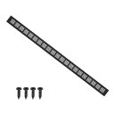 PATIKIL31.5x2”ドアエアベントカバーアルミグリル換気カバーキャビネットワードローブドア用取り付けネジ付き黒