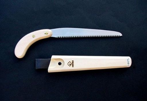 ヒシカ印キウイ・ぶどう用替刃式ミニ剪定鋸180