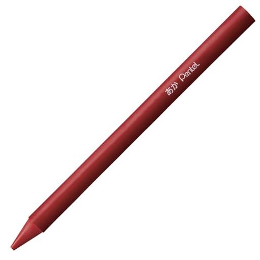 ぺんてる 色鉛筆 パスティック 小学校色えんぴつ あか 10本 GC-T11R