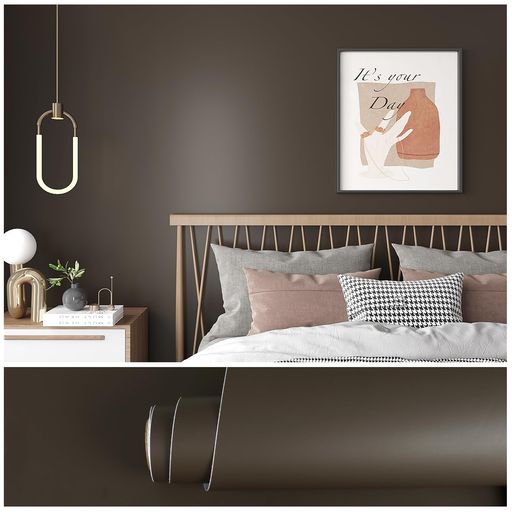 【サイズと素材】このマット感ブラウン/茶色はがせる壁紙シールは、難燃の高品質ポリ塩化ビニル製で、超厚手です。厚いから破れにくく、シワになりにくいです。サイズは幅40cmx長さ900cm、1ロールあたり3.6平方メートル対応可能です。 【防水...