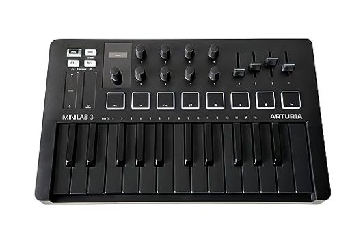 ARTURIA MIDI キーボード コントローラー MiniLab 3 DB ディープ・ブラック