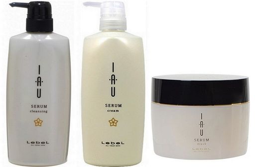 ルベルイオセラムクレンジングシャンプー600mL&クリームトリートメント600mLマスク170gセットLebeliauSERUM