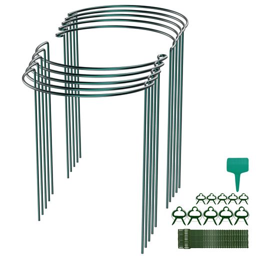 園芸支柱10個セット25cmx60cm植物支柱半円形誘引花ささえガーデニング用つる性植物観葉植物支柱植物サ..
