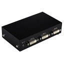 ES-TuneDVI分配器1入力2出力スプリッターモニター・プロジェクター用HD画質対応映像出力分配機アダプタ不要