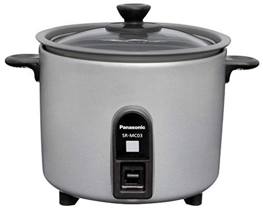 パナソニック 炊飯器 1.5合 1人用炊飯器 自動調理鍋 ミニクッカー シルバー SR-MC03-S