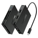 CableMatters8-in-1ポータブル40GbpsUSB4ハブUSB4ドックデュアルDisplayPort4K@60Hz単一DisplayPort8K@60Hz100WPDギガビットイーサネット