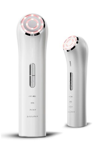 【2023年新モデル】 美顔器 RF美顔器 EMS 美容器 イオン導入 微電流 3色LED 光エステ 1台多役 イオン美顔器 4種類モード 3段階レベル 多機能美容器 超音波振動 毛穴 汚れとり 自宅用美顔器 誕生日 USB充電式 男女兼用 自宅用