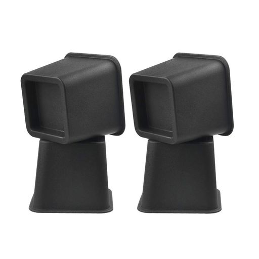 Bumlonコタツ延長足高さ調整継ぎ脚テーブル・ベッドの高さ調節高さ調節脚継ぎ足こたつの高さを上げる足テーブル脚高さ調節4個セット(ブラック)