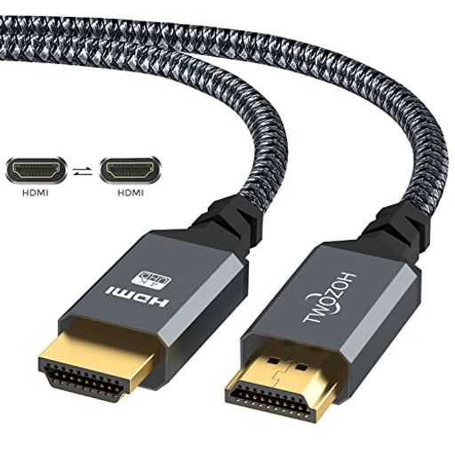 HDMI ケーブル 1M TWOZOH HDMI 2.0 4K/60HZ 2160P 1080P 3D HDCP 2.2 ARC 規格 編組ナイロン NINTENDO SWITCH、PS5、PS3、PS4、PC、プロジェクター、HDTV