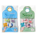 プラス 指サック メクリッコSWEET フラワー1 Mサイズ+フラワー2 Lサイズセット