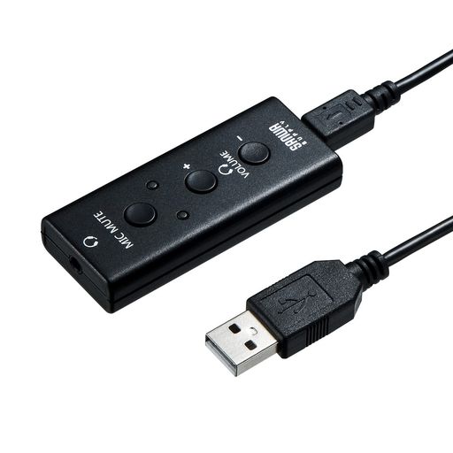 サンワサプライ(SanwaSupply)USBオーディオ変換アダプタ(4極ヘッドセット用)MM-ADUSB4N