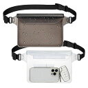 koundenekoビーチバッグ2個セットスマホ入れ防水ポーチ半透明スクリーンタッチ可能プールバッグ携帯保護ベルト調整可能財布スマホサングラス小物入れプール海水...
