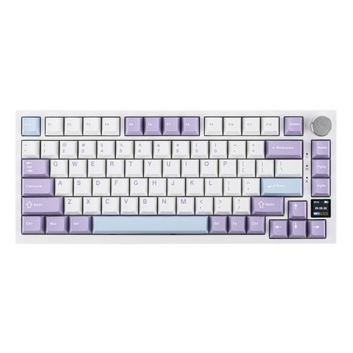 EPOMAKERAjazzAK820Proゲーミングキーボード75%ガスケット搭載メカニカルキーボードTFTスクリーン3モード(Bluetooth5.1/2.4Gワイヤレス&Type-C有線)消音フォーム搭載(White EPOMAKERAjazzAK820Proゲーミングキーボード75%ガスケット搭載メカニカルキーボードTFTスクリーン3モード(Bluetooth5.1/2.4Gワイヤレス&Type-C有線)消音フォーム搭載(White