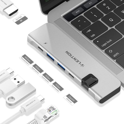 LENTIONMACBOOKPROUSBTYPE-Cハブ6IN14KHDMI出力10/100/1000M有線イーサネットPOWERDELIVERY充電機能MACBOOKAIR(2016-2025)、MACBOOKPRO LENTIONMACBOOKPROUSBTYPE-Cハブ6IN14KHDMI出力10/100/1000M有線イーサネットPOWERDELIVERY充電機能MACBOOKAIR(2016-2025)、MACBOOKPRO
