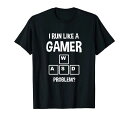 男の子のゲームのためのWASDビデオゲームを言っている面白いゲーマーTシャツ