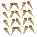 120個ウェディング用花びらコーンプレミアムクラフトペーパー製空コンフェッティコーン誕生日パーティー・結婚式・ベビーシャワーに