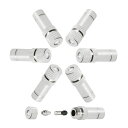 Aopin8mmミストノズル銅調整可能水流クイックコネクタ0.2mm/0.008”屋外冷却、庭の灌漑、噴水、温室用のオリフィス噴霧ミスタースプレーノズル6Pcs