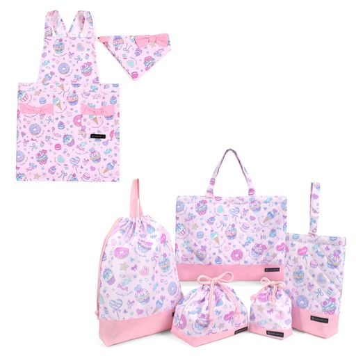 COLORFULCANDYSTYLE入園入学6点セットレッスンバッグシューズケース巾着体操服袋お弁当袋コップ袋小物..