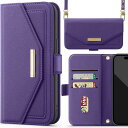 NODALAiPhone16Plusケース手帳型アイフォン16プラススマホケース財布型ショルダーあいふぉん16Plus携帯ケース肩掛け斜めがけカバー手帳型小銭入れカード収納ロングストラップ長さ調節可能