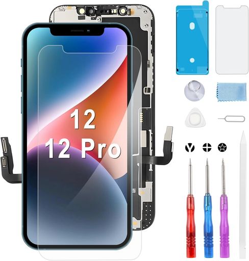 BEEFIXFORIPHONE12PRO液晶パネル-6.1インチIPHONE12LCD画面交換フロントパネルタッチパネル修理スクリーンフロントガラス修理パーツデジタイザ修理工具+画面保護フィルム付き日本語說明書 BEEFIXFORIPHONE12PRO液晶パネル-6.1インチIPHONE12LCD画面交換フロントパネルタッチパネル修理スクリーンフロントガラス修理パーツデジタイザ修理工具+画面保護フィルム付き日本語說明書
