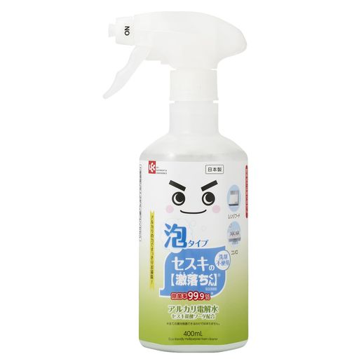 レックセスキの激落ちくん密着泡スプレー洗剤400ml(洗浄・除菌・消臭)アルカリ電解水+セスキ炭酸ソーダ安心安全2度拭き不要 レックセスキの激落ちくん密着泡スプレー洗剤400ml(洗浄・除菌・消臭)アルカリ電解水+セスキ炭酸ソーダ安心安全2度拭き不要