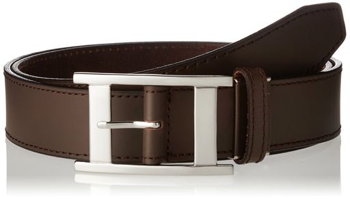 [カジメイク]Hバックル牛革ベルトロング40mm01627586801668016チョコL