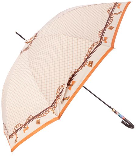 MOONBAT(ムーンバット)[スイートジャスミン]ジャンプ式長傘雨傘【遮光UV雨晴兼用】60cmレディーススカーフ風柄