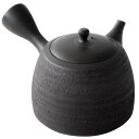 常滑焼トコクラLAB(TOKOCRALABO)常滑焼玉光窯急須セラメッシュ陶製茶こし一人用約290ML黒松皮柄緑茶日本茶日本製266288