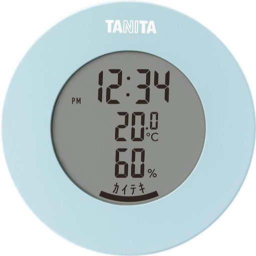 電源:単4乾電池x1個 (お試し用電池付属) 測定範囲:温度/-5.0~50.0度・湿度/20~95%、過去の最高/最低温湿度表示、時計表示、快適度表示、マグネット付き サイズ(約):幅7.5x奥行4.6x高さ7.3cm 生産国:中国 素材・材質:ABS(アクリロニトリル・ブタジエン・スチレン)樹脂、PMMA